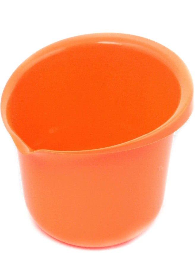 Chef Craft Select Plastic Mixing Bowl, 4 quart capacity, Orange - Image 1