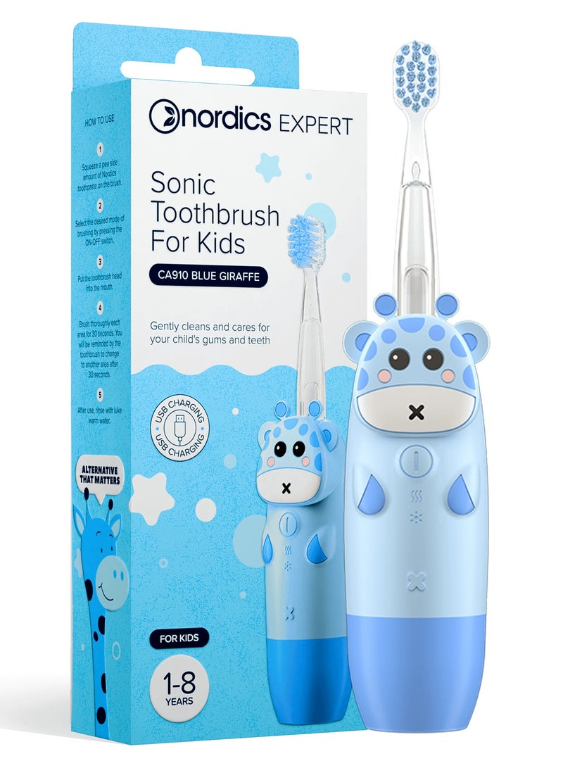 NORDICS Kids Sonic Brush CA910 Giraffe Blue USB