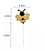 OBUY 24 Pack Glitter Bumble Bee Cupcake Toppers for Gender Reveal Party Decorations and Baby Shower Party Decorations - Image 2