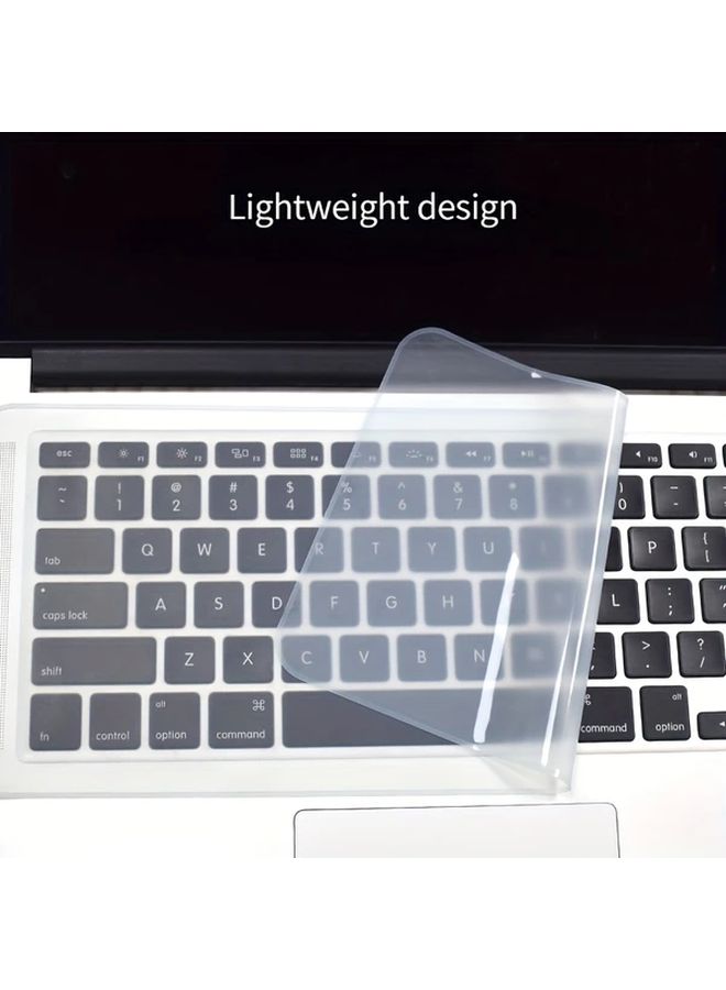 2 Pack Keyboard Covers Flexible Washable Dustproof Protector for Laptops 13 17 Inches - Image 3