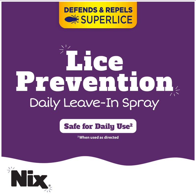Nix Lice Prevention Spray for Kids, A Daily Leave-In Conditioning Spray to Repel Superlice, 6.0 fl oz - Image 3