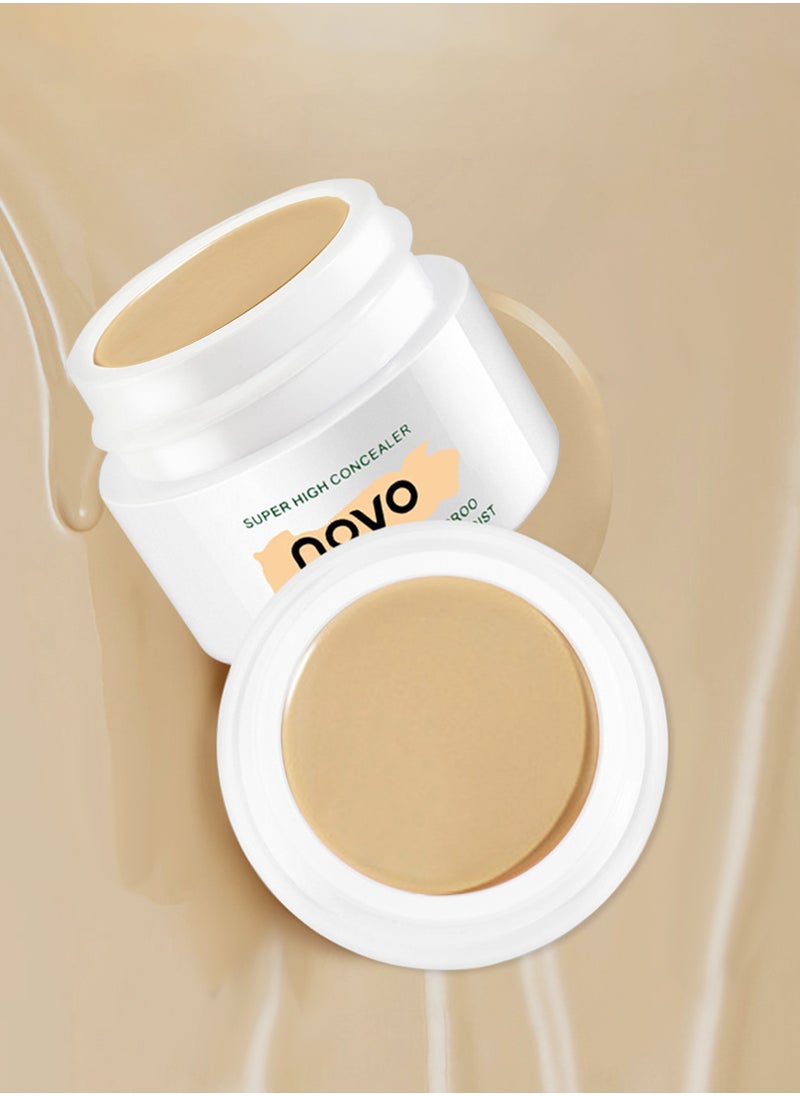 Novo Super High Concealer, Full Coverage Non-Creasing Brightening Under Eye Concealer, Lightweight Long Lasting Hydrating Highlighter for Women, Create a Natural, Clean 3D Looking 12g  - Image 3