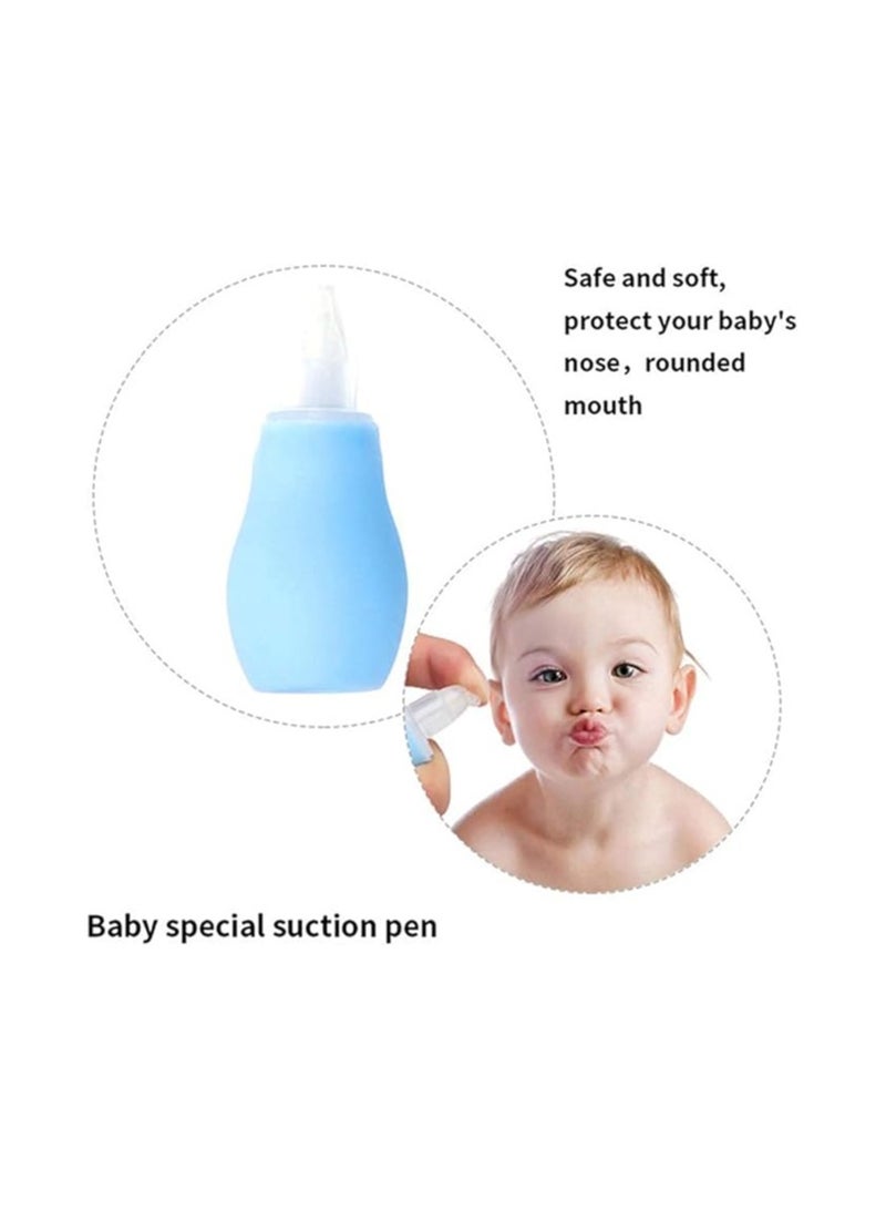 مجموعة العناية بالطفل، مجموعة العناية الصحية والحلاقة لحديثي الولادة للسفر والاستخدام المنزلي مع حقيبة ، 13 قطعة -ازرق - Image 4