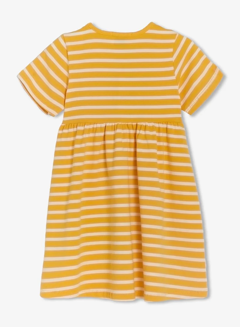 Pinata  Cute Bird Print Stripe Summer Dress for Women | Best Price UAE