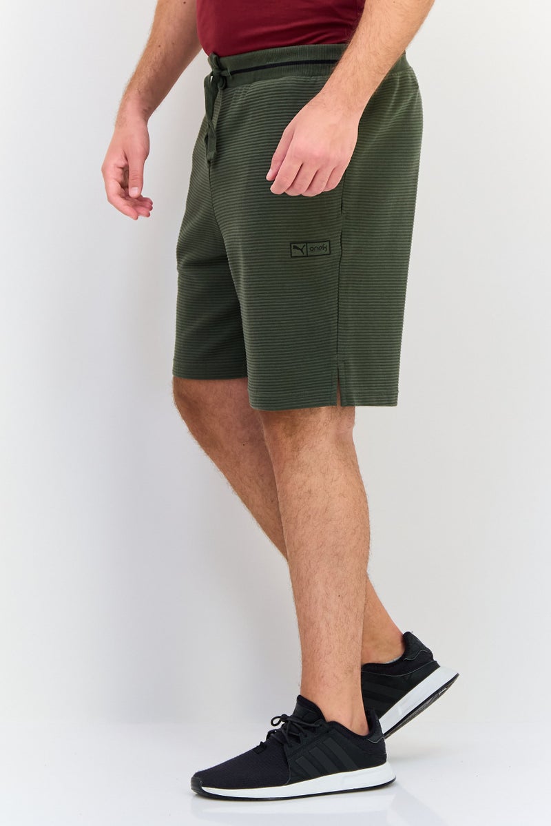 PUMA شورتات رياضية للرجال برباط سحب، خارجي، أخضر - Image 2