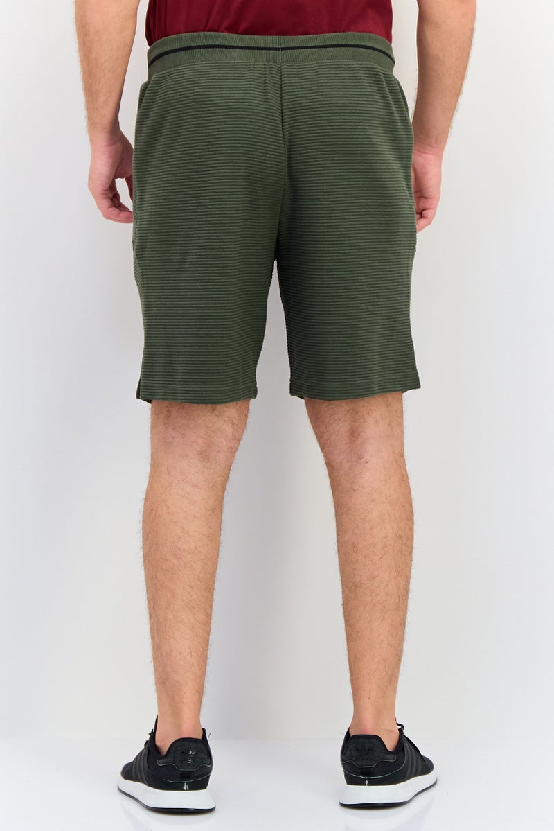 PUMA شورتات رياضية للرجال برباط سحب، خارجي، أخضر - Image 3