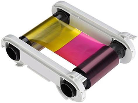 Bodno Evolis R6F003AAA Color Ribbon  YMCKOK  200 Prints with Bodno Premium CR80 30 Mil Graphic Quality PVC Cards  Qty 200 - Image 2