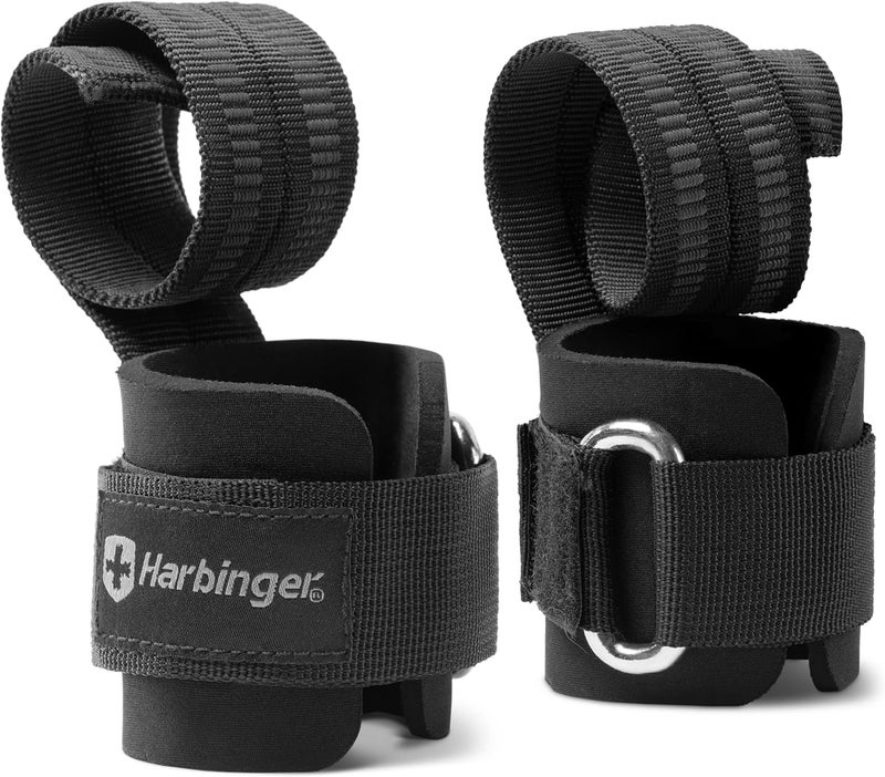 Harbinger Big Grip No-Slip Nylon Lifting Straps with DuraGrip (Pair) - Image 1