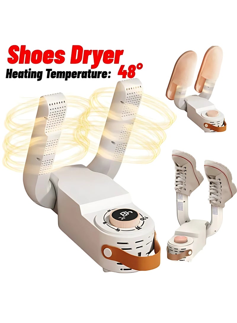 ARGT Glove Dryer & Boot Warmer with Heat Blower, Adjustable Timer, Quick Drying Shoe Dryer for Ski Boots, Gloves, Hats, Socks, Portable Folding Design, 360° Heat Dissipation, Travel-Friendly - Image 1