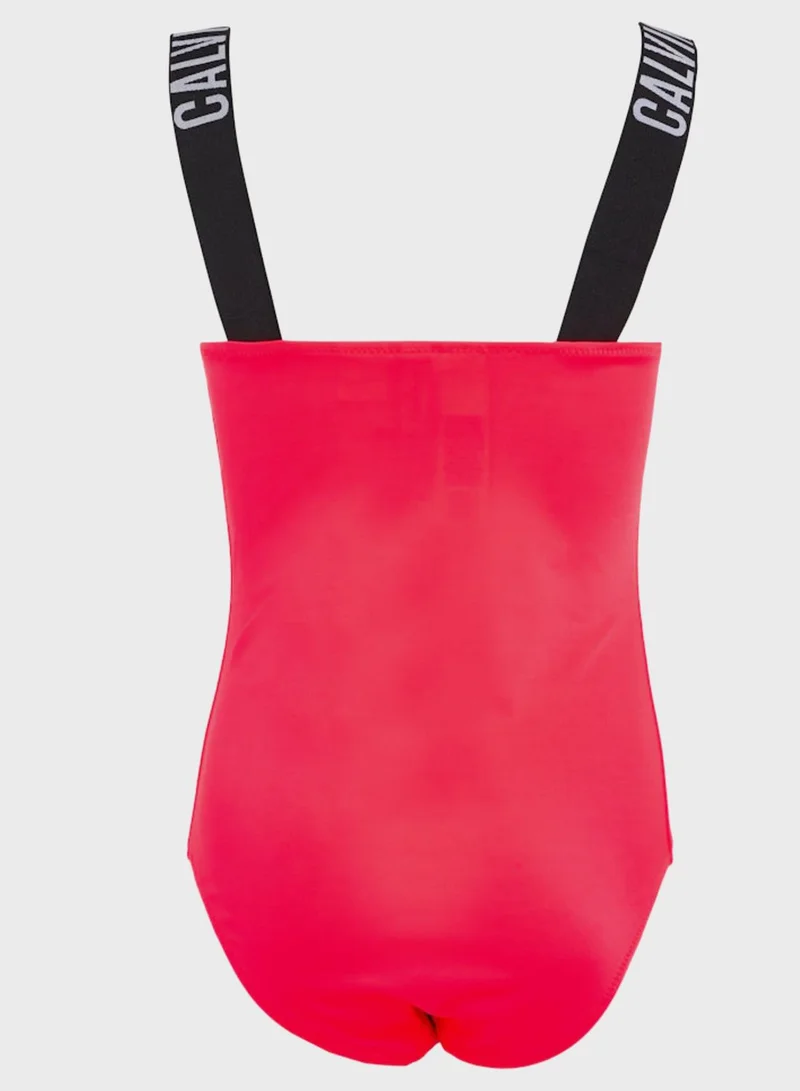 CALVIN KLEIN Kids Logo Swimsuit