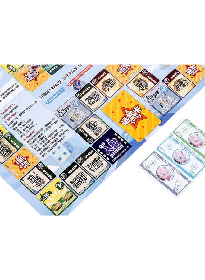 deli Little Kingd - China Journey Upgraded Purple Core Card Monopoly Business Genuine Gift Box Multiplayer Party Board Game - Image 2
