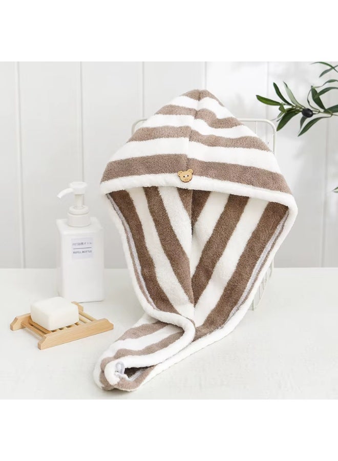 Hair Towel Microfiber Hair cap For Drying Hair Faster, without Frizz, in Cute Shapes