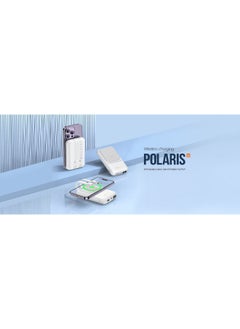 Recci Polaris Series Magnetic Power Bank RPB-W10 10000mAh Power Bank Built-in PD quick charge Lightning cable & Type-C cable 22.5W output +15W wireless charging  - Image 2