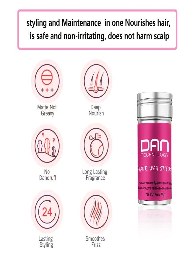 DAN Technology Hair Wax Stick for Women - Smoothing Flyaways & Taming Frizz (2.7 oz) - Image 3