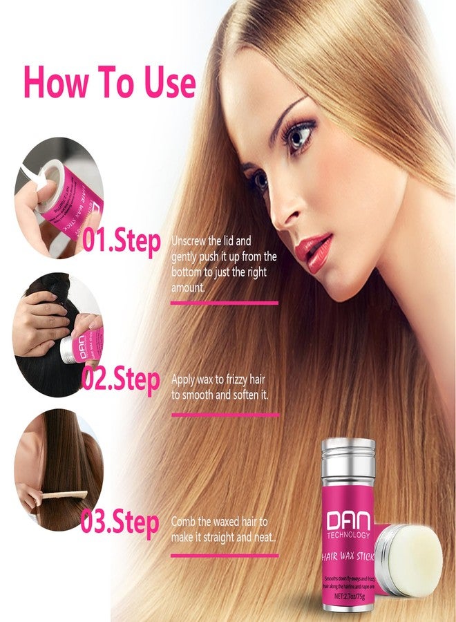 DAN Technology Hair Wax Stick for Women - Smoothing Flyaways & Taming Frizz (2.7 oz) - Image 4