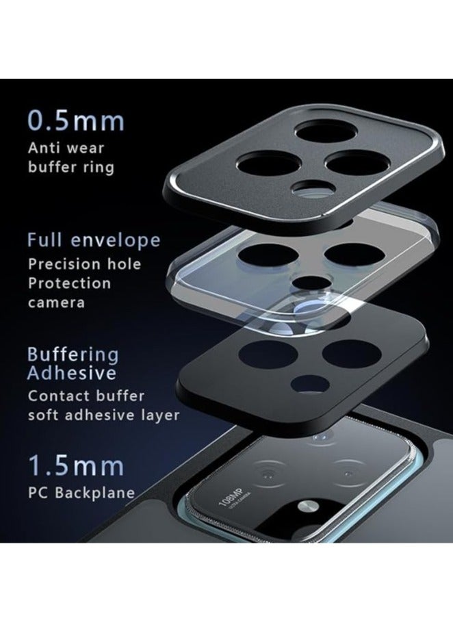 عام غطاء لهاتف Honor 200 Lite مصنوع من السيليكون المرن المضاد للبصمات/الصدمات/الانزلاق + غطاء شفاف مطفي من الأكريليك لهاتف Honor 200 Lite. - Image 2