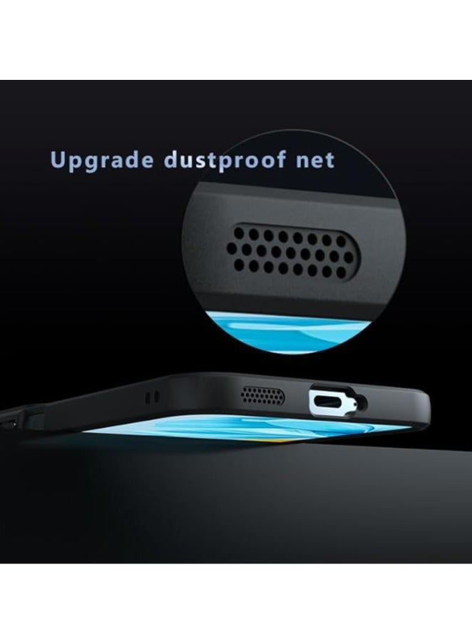 عام غطاء لهاتف Honor 200 Lite مصنوع من السيليكون المرن المضاد للبصمات/الصدمات/الانزلاق + غطاء شفاف مطفي من الأكريليك لهاتف Honor 200 Lite. - Image 3