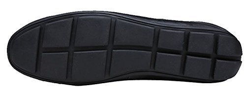 Go Tour Men's Premium Genuine Leather Casual Slip On Loafers Breathable Driving Shoes Fashion Slipper Blue 8/41 - Image 5
