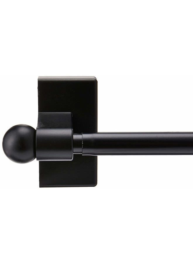 Rod Desyne Mag-12 Magnetic Curtain Rod, 17-30", Black - Image 2