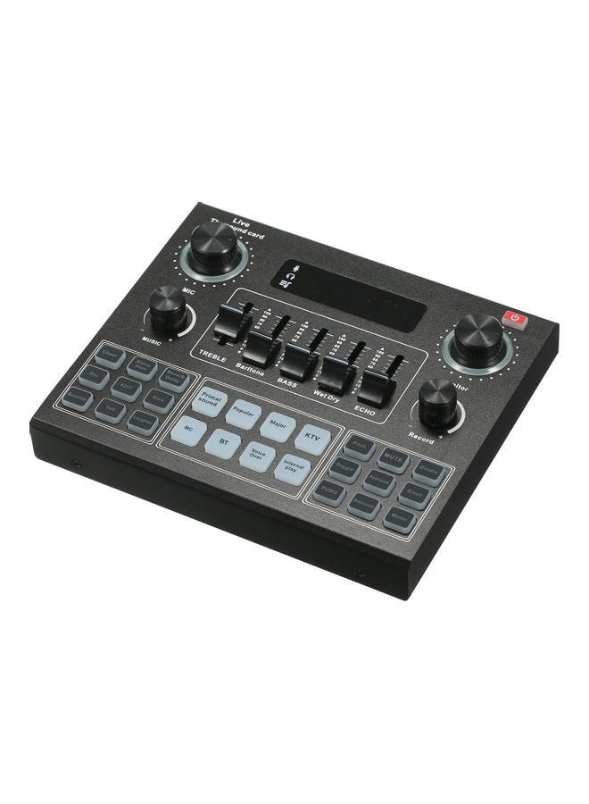 V9 Live Sound Card BT Accompaniment Audio Mixer with Sound Effects Broadcasting Recording Network Singing on Phones Laptop - Image 5