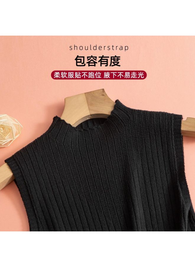 Your Sun Women'S Knitted Undershirt, Suit Base Layer, High-End Semi-Turtleneck Slim Fit Inner Wear, Knitted Camisole Top - Image 3