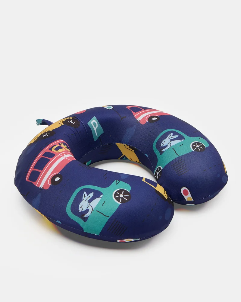 Redtag Navy Kids Neck Pillow
