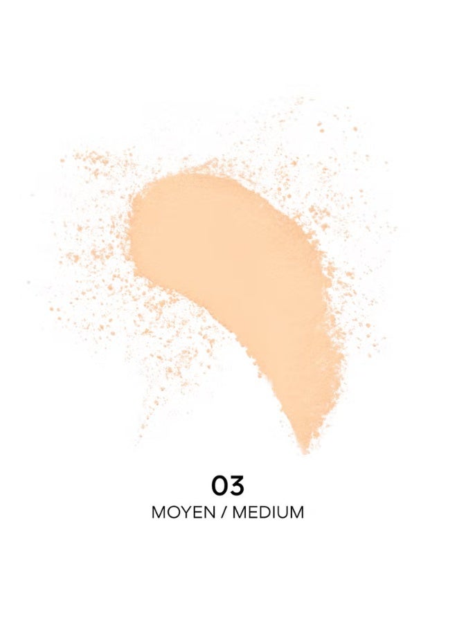 غيرلان بودرة جيرلان بارور جولد سكين دايموند مايكرو-باودر. بودرة سائبة مايكرو-بيرفيكشن، شفافة ومشرقة، ٠٣ متوسط/متوسط - Image 3