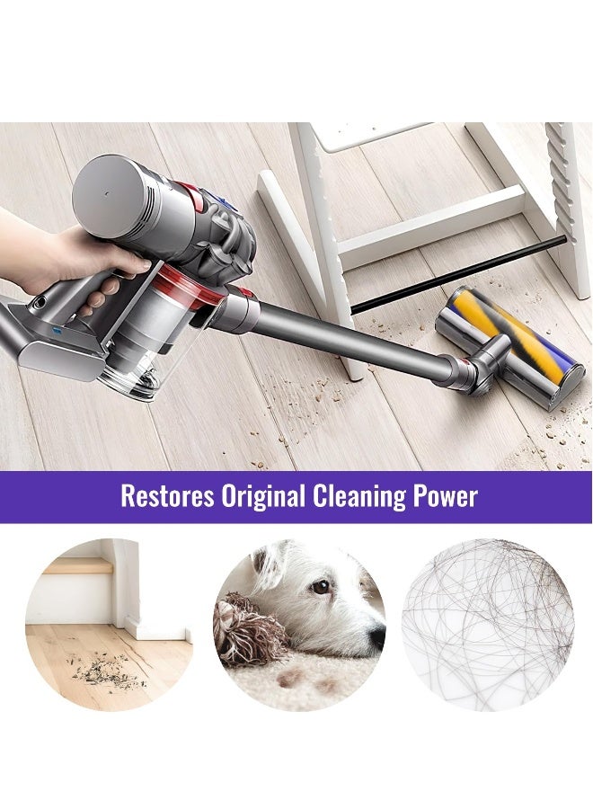 Soft Roller Brush Replacement for Dyson V8 Slim, V10 Slim, V12 Detect Slim, and V15 Detect Slim - Vacuum Cleaner Head Brushroll Attachment (Part No. 971634-01) - Image 5