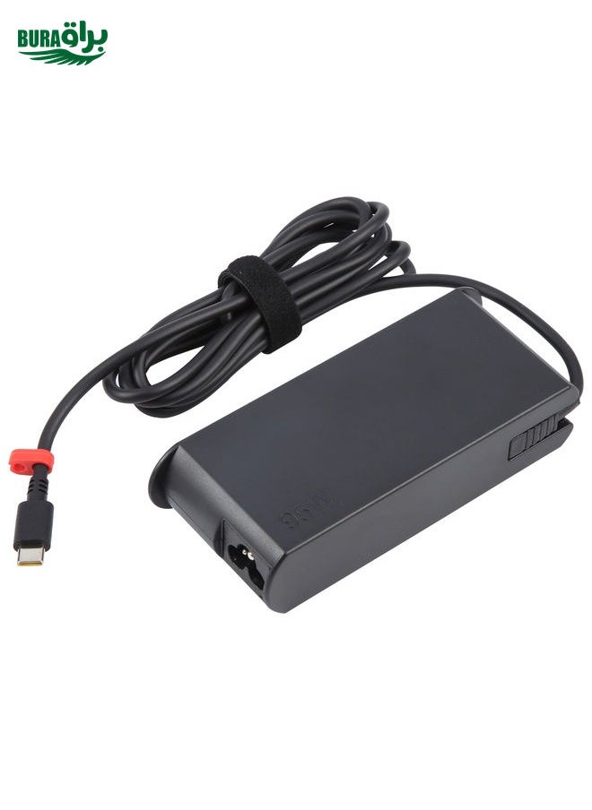 براق 95W 20V 4.75A USB Type-C Plug Plug Plugt Power Adapter for Lenovo ، Plug: US Plug  - Image 2