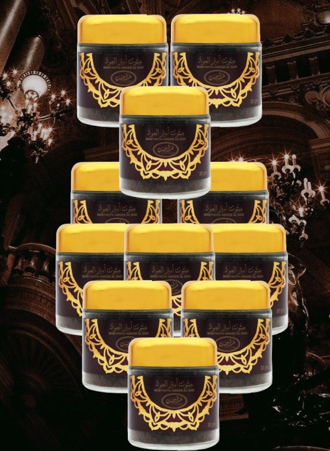 MARAHIB 11 Pieces Mabthoth Ameer Al Oud 30g - Image 1