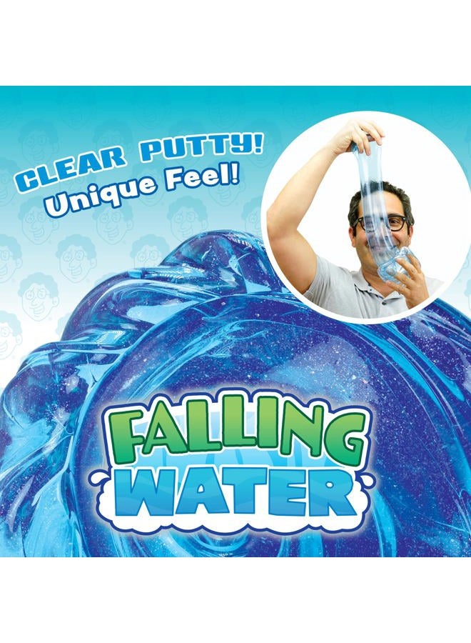 Crazy Aaron's Transparent Thinking Putty - 4" Falling Water Liquid Glass See Through Putty Tin - 90 Grams, Never Dries Out - Made in USA - Image 3