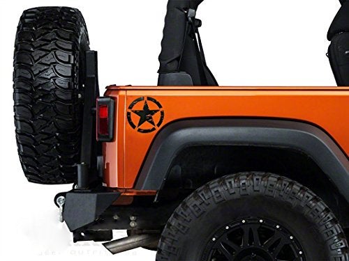 Hooke Road Car Body Stickers Bumper Decals Decoration Trim in Black for Jeep Wrangler YJ TJ JK JL Gladiator Tacoma Tundra RAM Pickup Truck Pair63inches - Image 3