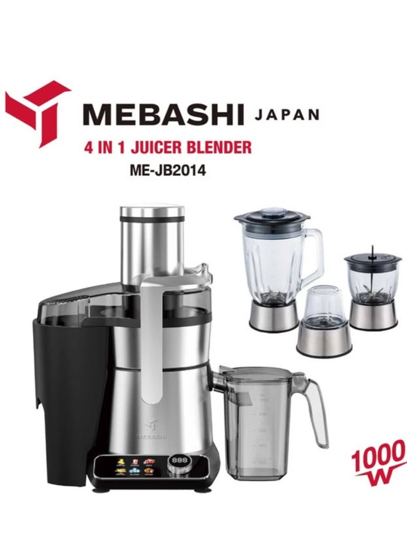 ميباشي MEBASHI 4IN1 JUICER BLENDER-ME-JB2014 