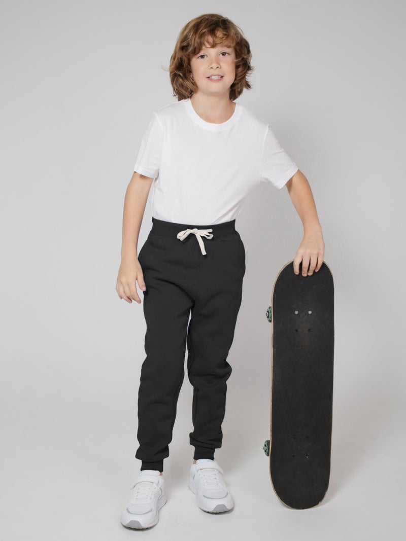 Resinta 3/4 Pack Toddler and Boys Fleece Lined Sweatpants Cotton Kids Jogger Pants with Pockets Drawstring - Image 3