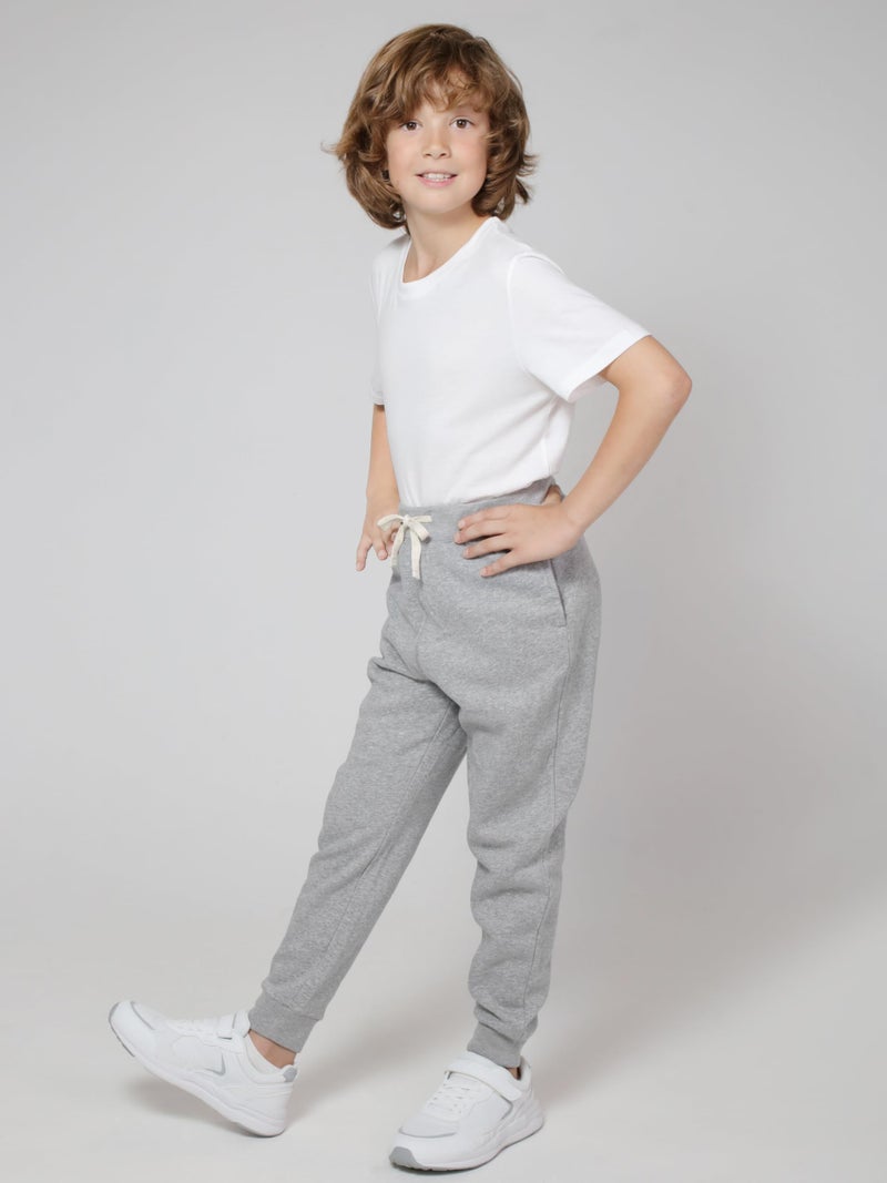 Resinta 3/4 Pack Toddler and Boys Fleece Lined Sweatpants Cotton Kids Jogger Pants with Pockets Drawstring - Image 2