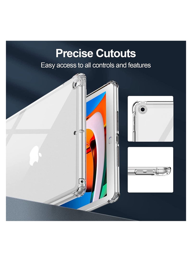 Case for iPad 9th/8th/7th Generation iPad 10.2 Case 2021&2020&2019, Frosted Transparent Clear Shockproof TPU Protective Case - Image 2