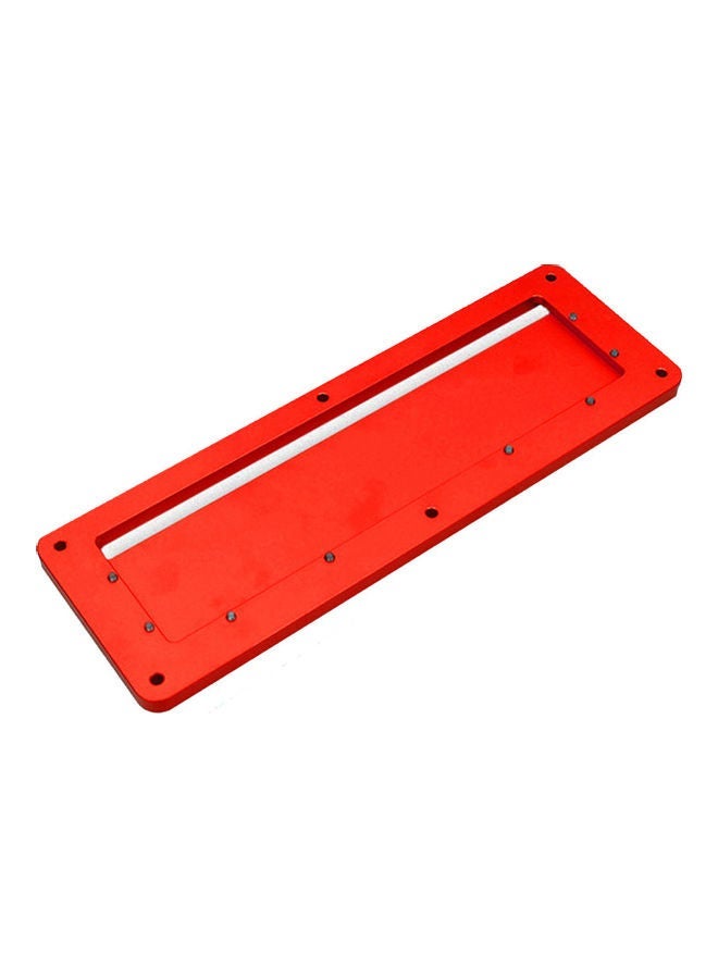 NIBEMINENT Table Electric Circular Saw Flip Cover Plate Red 31x3x10cm - Image 1
