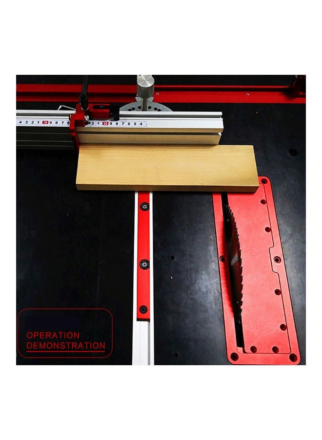 NIBEMINENT Table Electric Circular Saw Flip Cover Plate Red 31x3x10cm - Image 4