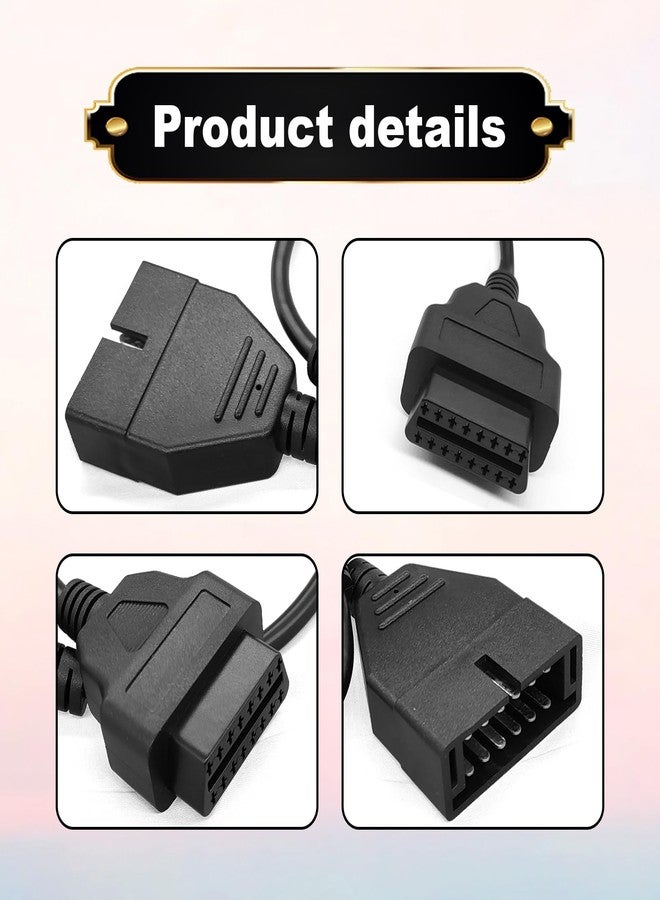stymart محول ستيمارت OBD2 إلى OBD1 لسيارات جنرال موتورز، محول OBD1 ذو 12 سنًا إلى OBD2 ذو 16 سنًا، أداة تشخيص أعطال OBD II، كابل محول بديل لسيارات جنرال موتورز الشائعة - Image 2