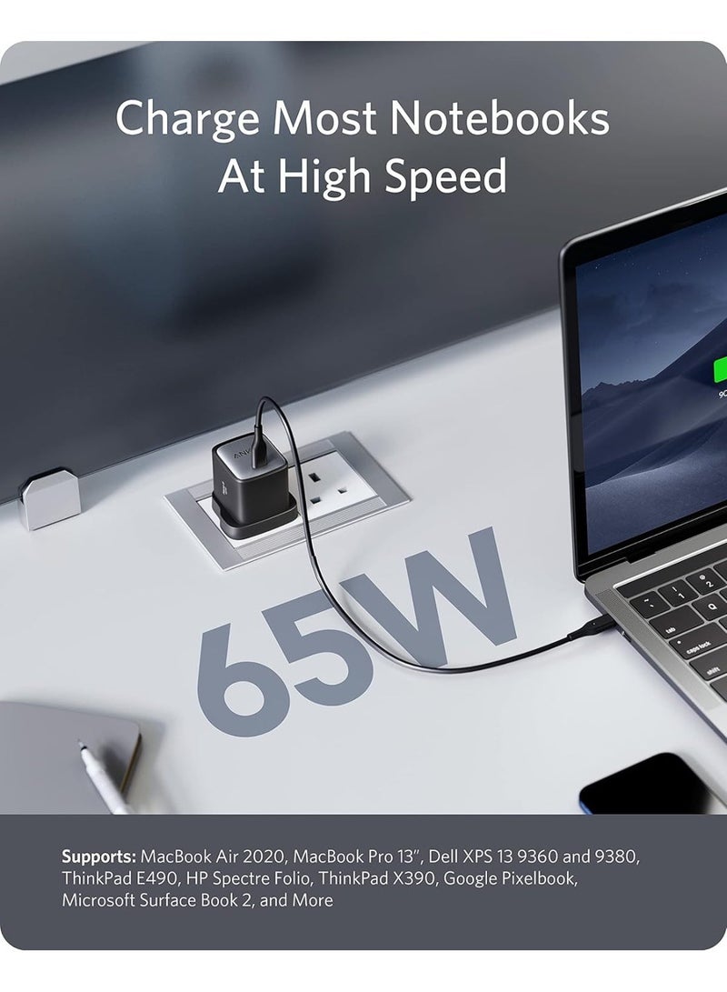 Anker Nano II 65W GaN II PPS Fast USB C Charger Adapter, Compact Charger for MacBook Pro/Air, Galaxy S24/S23, iPhone 17/16 /15/14 Series, iPad Pro, Huawei, Xiaomi, Redmi, Vivo, Oppo and More - Image 3