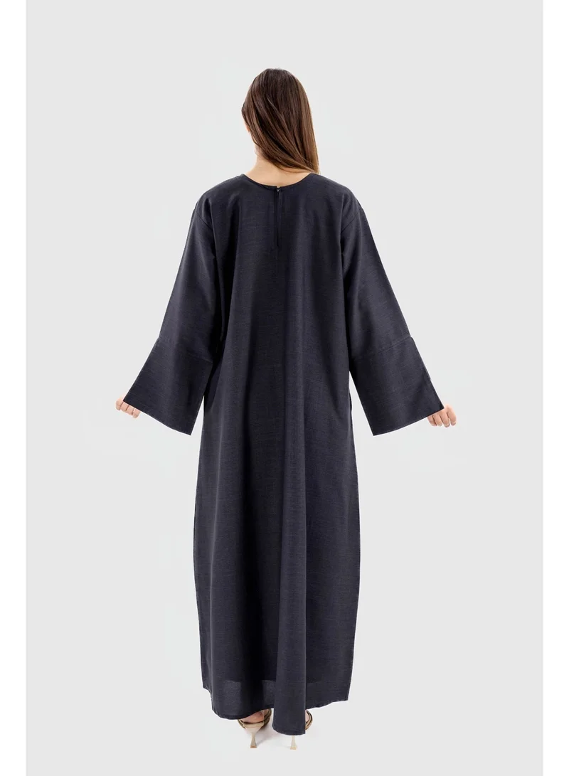 Ophelia  Linen Pocket Abaya for Women – Handcrafted UAE | Original Ophelia Design | Modest Wear for Women | Best Price UAE