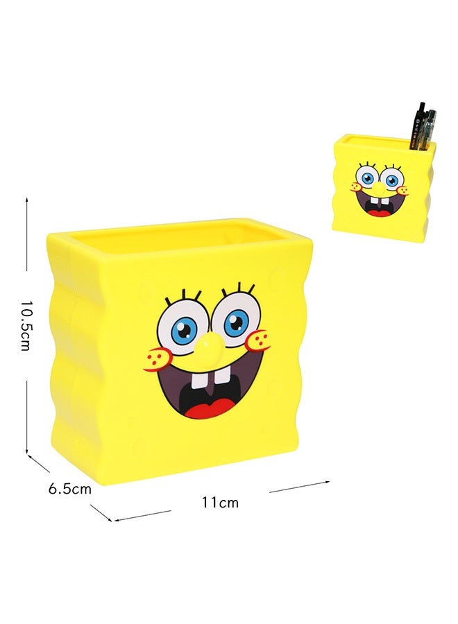 سبونج بوب سكوير بانتس حامل فرشاة المكياج، حامل فرشاة الأسنان، حامل أقلام الرصاص، حامل أقلام للمكتب، لطيف لحفلات أعياد الميلاد العائلية، هدية للديكور المنزلي - Image 2
