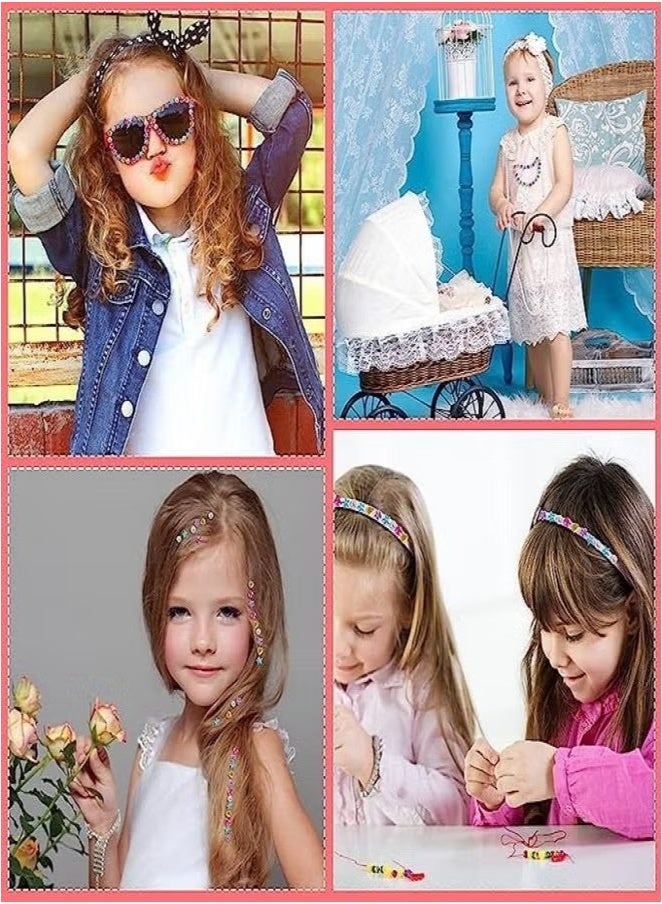 Shining Hair Gem Stamper, Hair Bedazzler Kit with Rhinestones, Bling Bling Hair Gems Hair Jewels Stamper, Women and Girls Hair Styling Tool with 120 Colorful Hair Diamonds - Image 5