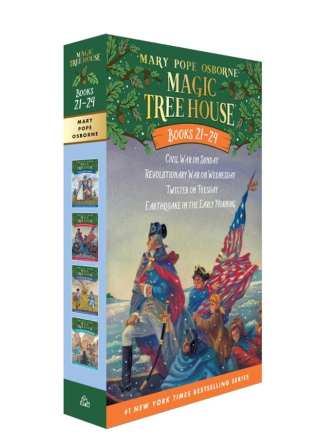 Magic Tree House Books 21-24 Boxed Set : American History Quartet 