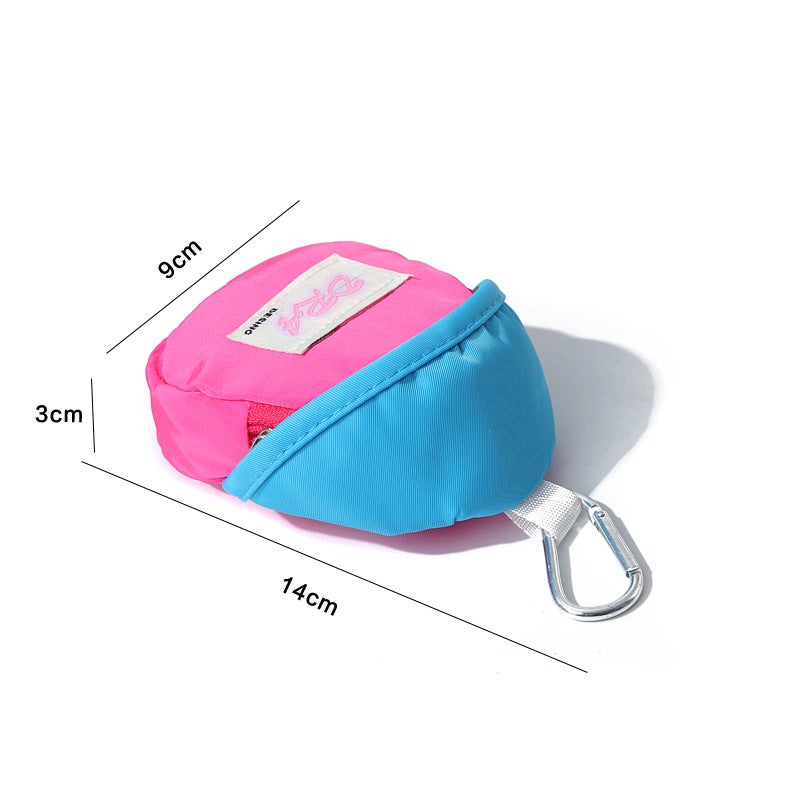 Boys And Girls Cute Macarons School Bag Coin Purse Earphone Bag Red Envelope Certificate Bag Hanging Buckle School Bag Pendant - Image 4