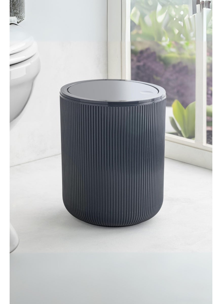 Nandy Home 4.5 Lt Round Trash Can, Bathroom, Kitchen Trash Can 