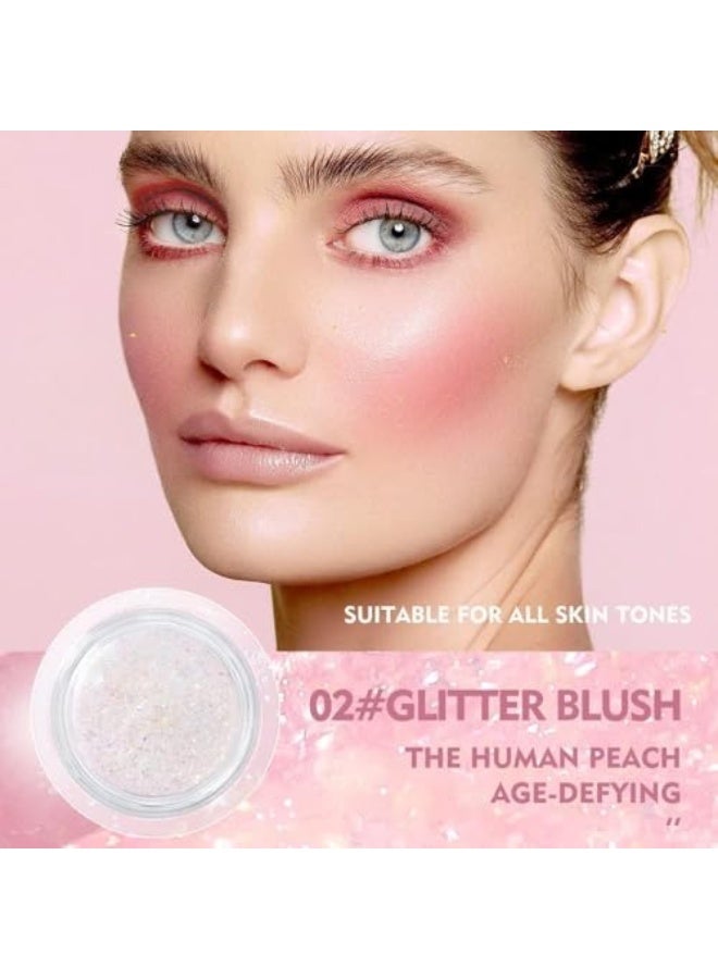 pudaier Moisturizing Blush, Color Changing Liquid Blush Gloss Gel, Korean Natural Dewy Cream Blush for Cheeks and Lips Makeup, Shiny Glossy Finish - Image 5