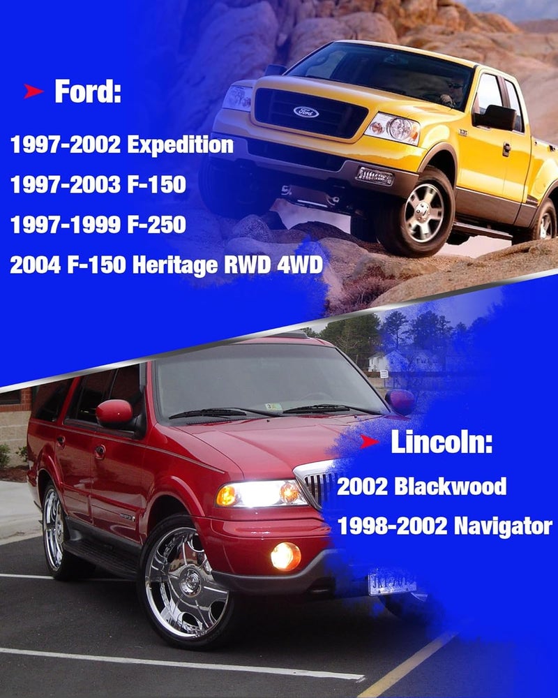 KSP PERFORMANCE رابط شريط التأرجح لسيارات F150 F250 1997-2003، رابط نهاية شريط التثبيت الأمامي متوافق مع Expedition Navigator، شريط التأرجح للتعليق البديل يحل محل الرقم #537-073 6L3Z5495A MK8772 F65Z5495AC - Image 2