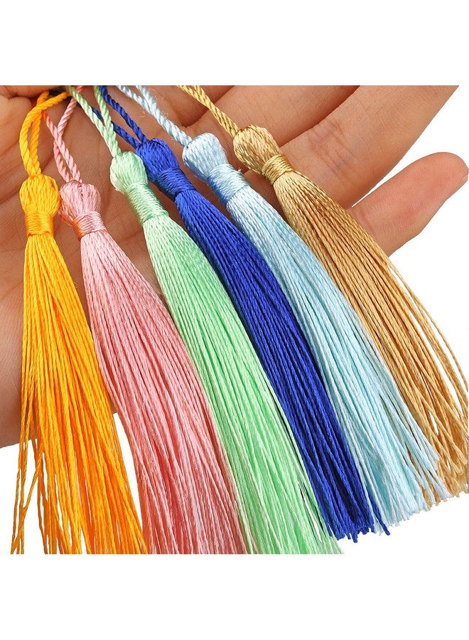 HASTHIP خيوط بوليستر HASTHIP 76 قطعة، 38 لون من الخيوط اليدوية مع حلقة لصنع المجوهرات، التذكارات، علامات الكتب، ملحقات الحرف اليدوية، متعددة الألوان - Image 2
