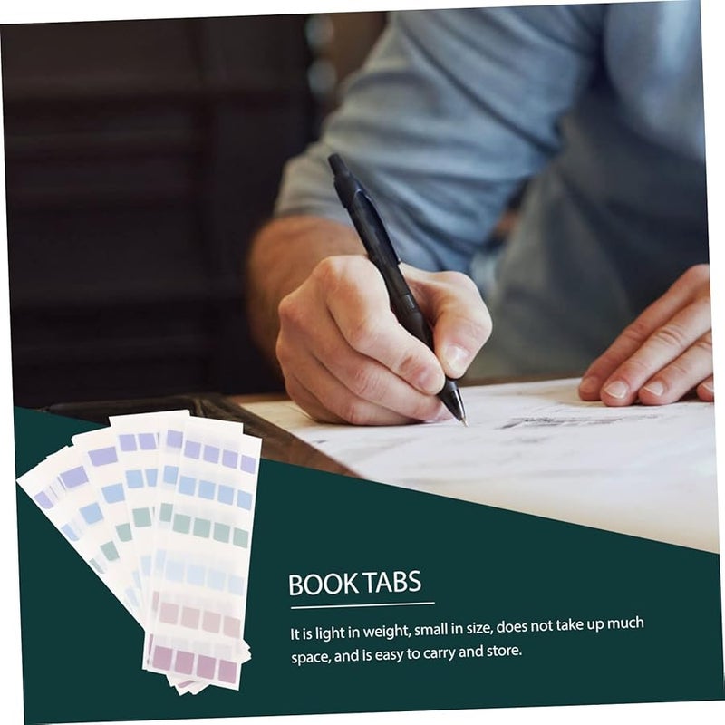 COHEALI 30 ورقة علامة صفحة بلاستيكية ملاحظات لاصقة قابلة للكتابة ألسنة كتب تنظيم الملاحظات للاستخدام في المدرسة المكتب المنزل 1 عبوة - Image 5